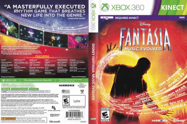 Hra Disney Fantasia: Music Evolved pro XBOX 360 X360 konzole