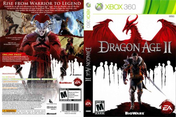 Hra Dragon Age 2 pro XBOX 360 X360 konzole