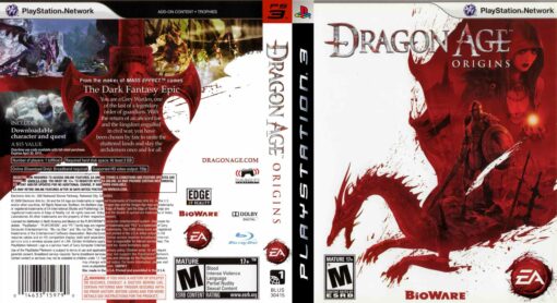 Hra Dragon Age: Origins pro PS3 Playstation 3 konzole