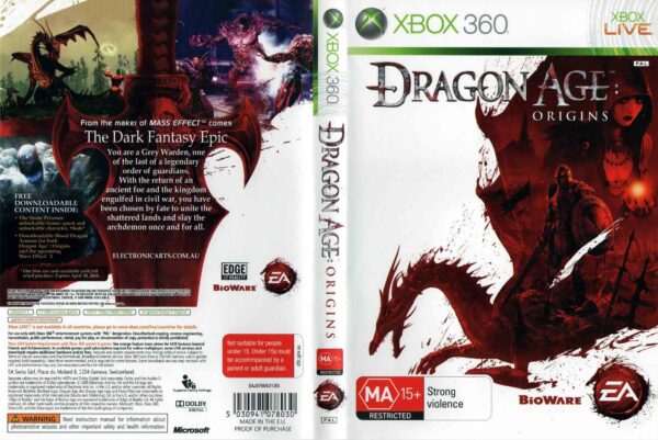 Hra Dragon Age: Origins pro XBOX 360 X360 konzole