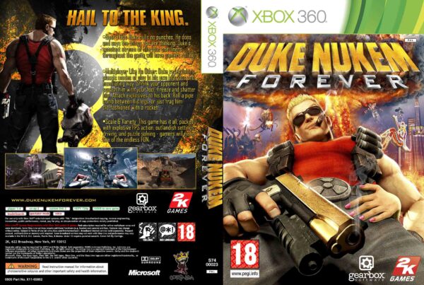 Hra Duke Nukem Forever pro XBOX 360 X360 konzole