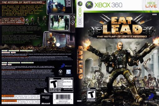 Hra Eat Lead: The Return Of Matt Hazard pro XBOX 360 X360 konzole