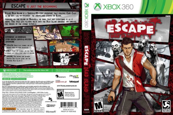 Hra Escape Dead Island pro XBOX 360 X360 konzole