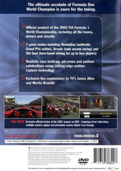 Hra F1 02 Formula One 2002 pro PS2 Playstation 2 konzole