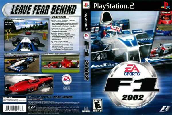 Hra F1 2002 pro PS2 Playstation 2 konzole