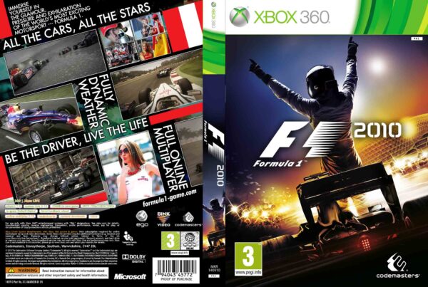 Hra F1 2010: Formula 1 pro XBOX 360 X360 konzole