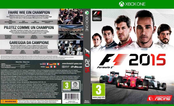 Hra F1 2015 pro XBOX ONE XONE X1 konzole