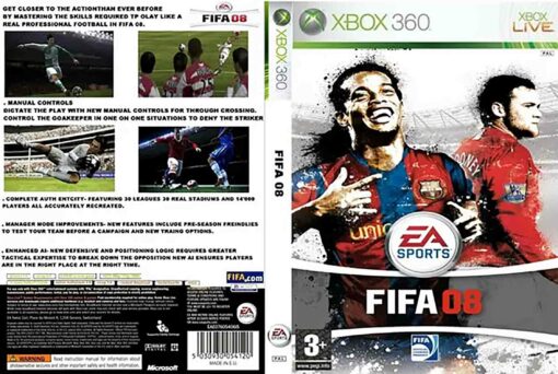 Hra FIFA 08 pro XBOX 360 X360 konzole