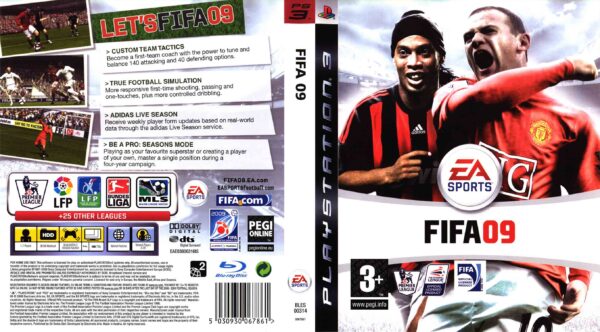 Hra FIFA 09 pro PS3 Playstation 3 konzole