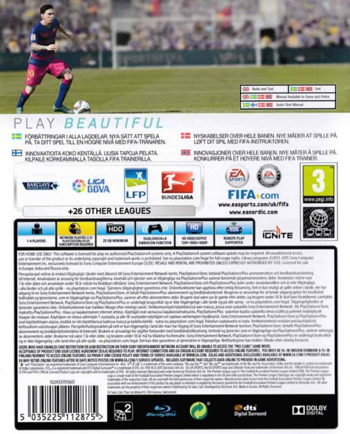 Hra FIFA 16 pro PS3 Playstation 3 konzole