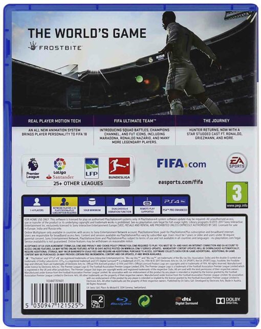 Hra FIFA 18 CZ pro PS4 Playstation 4 konzole