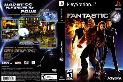 Hra Fantastic 4 (Fantastická Čtyřka) pro PS2 Playstation 2 konzole