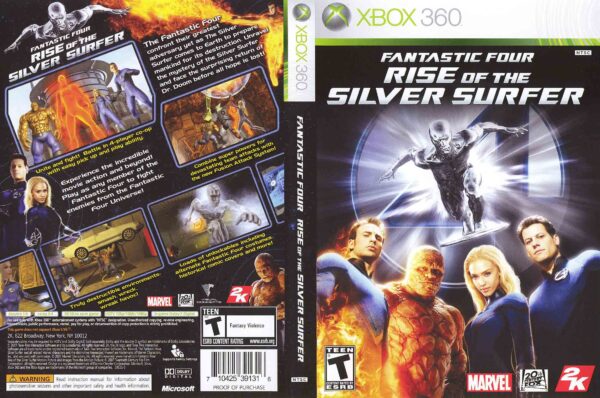 Hra Fantastic Four: Rise Of The Silver Surfer pro XBOX 360 X360 konzole