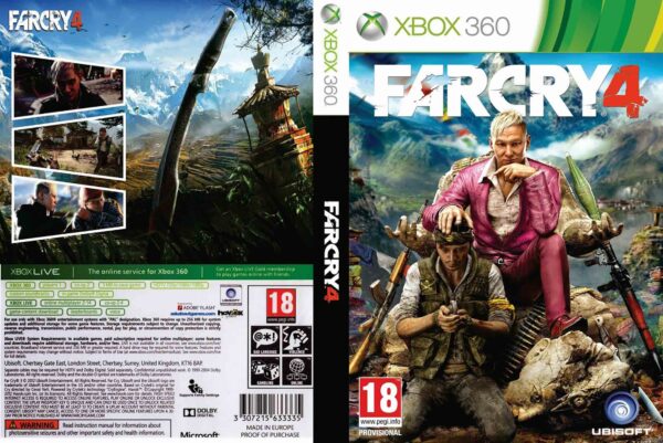 Hra Far Cry 4 pro XBOX 360 X360 konzole