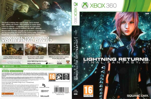 Hra Final Fantasy XIII: Lightning Returns pro XBOX 360 X360 konzole