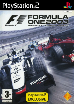 Hra Formula One 2003 pro PS2 Playstation 2 konzole