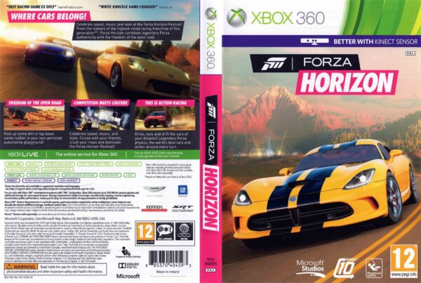 Hra Forza Horizon (kód ke stažení) pro XBOX 360 X360 konzole