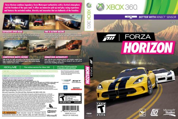 Hra Forza Horizon pro XBOX 360 X360 konzole