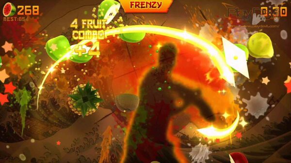 Hra Fruit Ninja Kinect (kód ke stažení) pro XBOX 360 X360 konzole