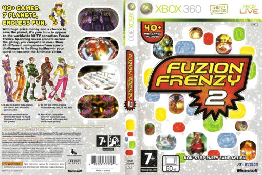 Hra Fuzion Frenzy 2 pro XBOX 360 X360 konzole