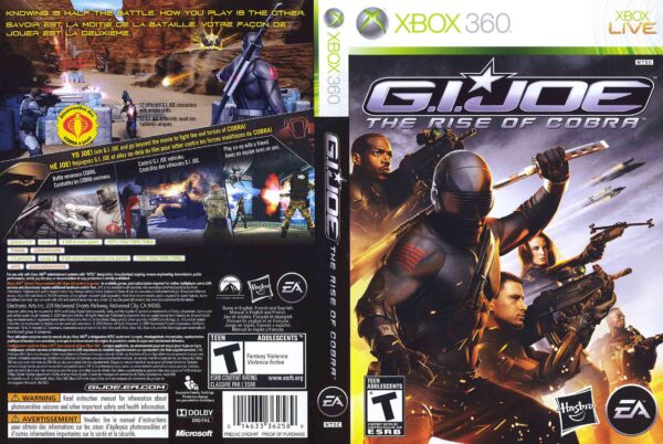 Hra G.I. Joe: The Rise Of Cobra pro XBOX 360 X360 konzole