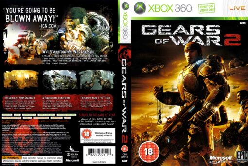 Hra Gears Of War 2 pro XBOX 360 X360 konzole