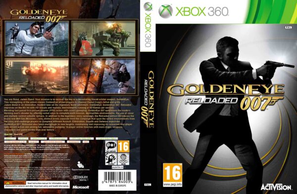 Hra Golden Eye 007: Reloaded pro XBOX 360 X360 konzole