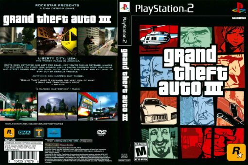 Hra Grand Theft Auto III / GTA 3 pro PS2 Playstation 2 konzole