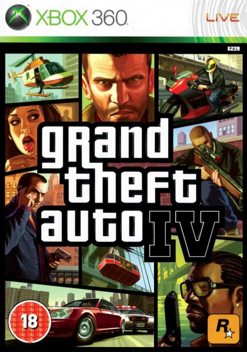 Hra Grand Theft Auto IV / GTA 4 pro XBOX 360 X360 konzole