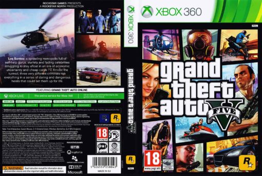 Hra Grand Theft Auto V / GTA 5 (steelbook) pro XBOX 360 X360 konzole
