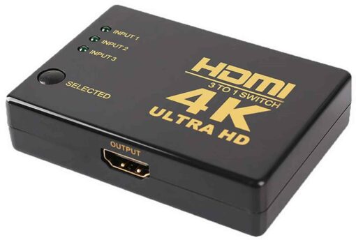 HDMI Slučovač 3 vstupy na 1 výstup příslušenství