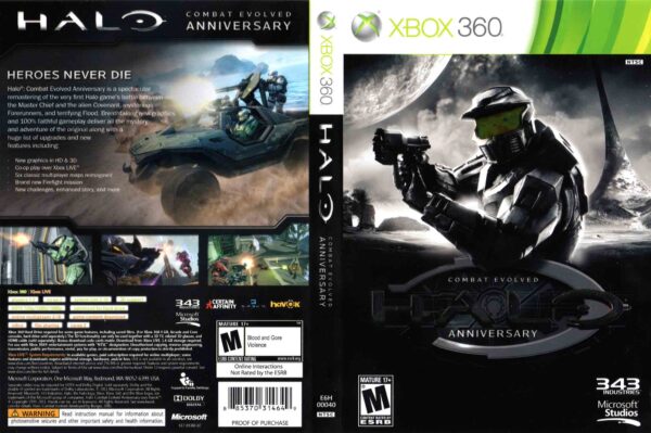 Hra Halo: Combat Evolved Anniversary pro XBOX 360 X360 konzole