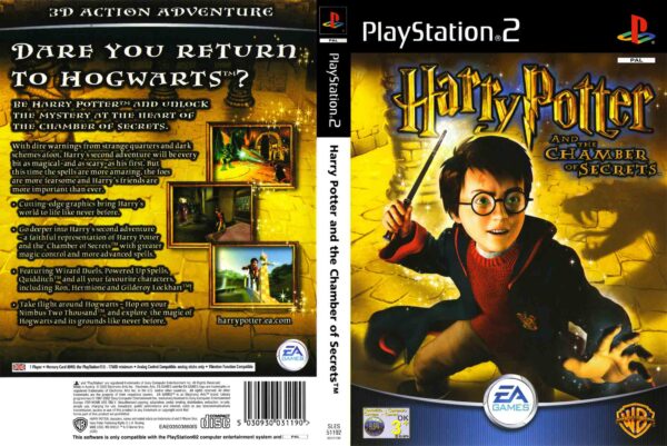 Hra Harry Potter And The Chamber Of Secrets (Harry Potter a Tajemná Komnata) pro PS2 Playstation 2 konzole