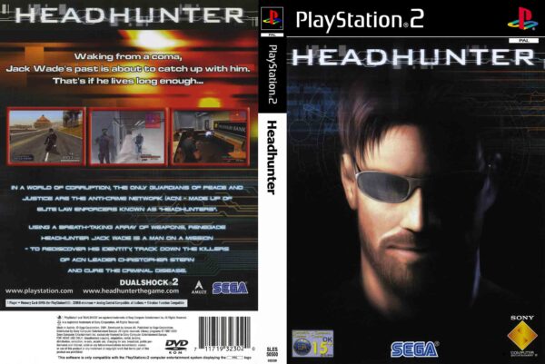 Hra Headhunter pro PS2 Playstation 2 konzole