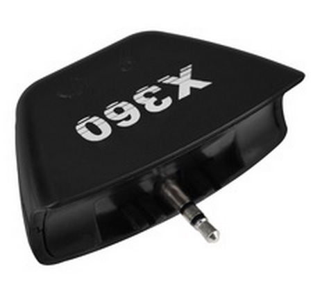 Headset adaptér (redukce) pro XBOX 360 - černý příslušenství