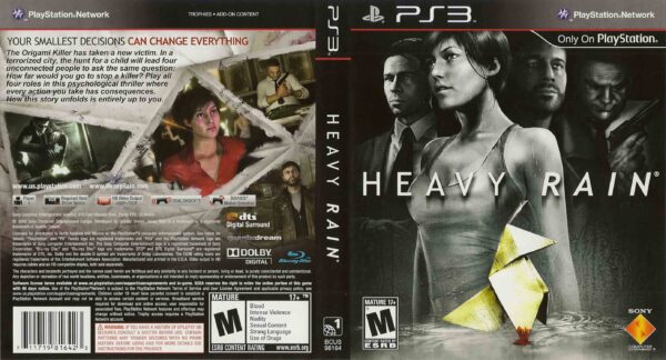 Hra Heavy Rain pro PS3 Playstation 3 konzole