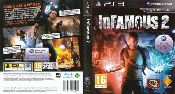 Hra InFamous 2 pro PS3 Playstation 3 konzole