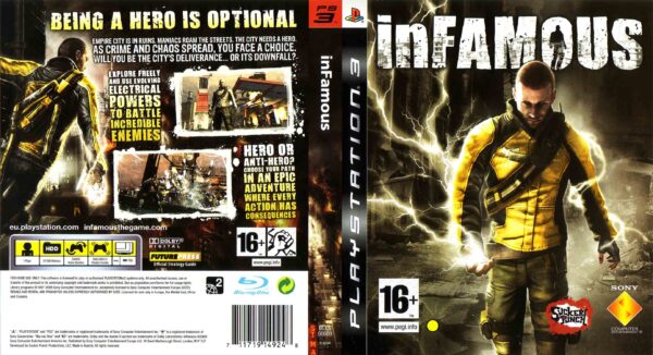 Hra InFamous pro PS3 Playstation 3 konzole