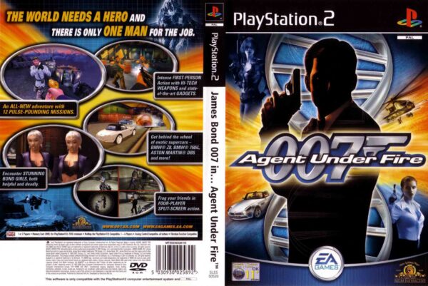 Hra James Bond 007: Agent Under Fire pro PS2 Playstation 2 konzole