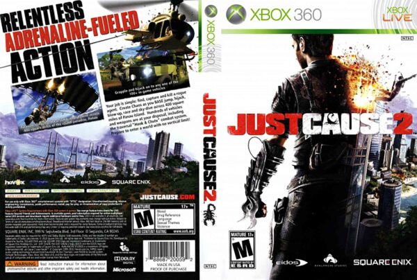 Hra Just Cause 2 pro XBOX 360 X360 konzole