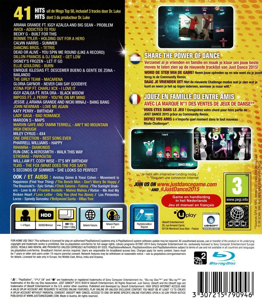 Hra Just Dance 2015 pro PS3 Playstation 3 konzole