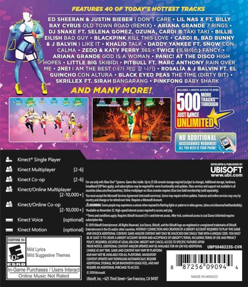 Hra Just Dance 2020 pro XBOX ONE XONE X1 konzole