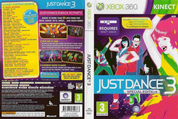 Hra Just Dance 3 pro XBOX 360 X360 konzole