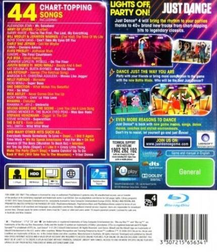 Hra Just Dance 4 pro PS3 Playstation 3 konzole