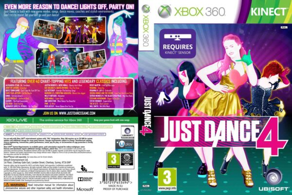 Hra Just Dance 4 pro XBOX 360 X360 konzole