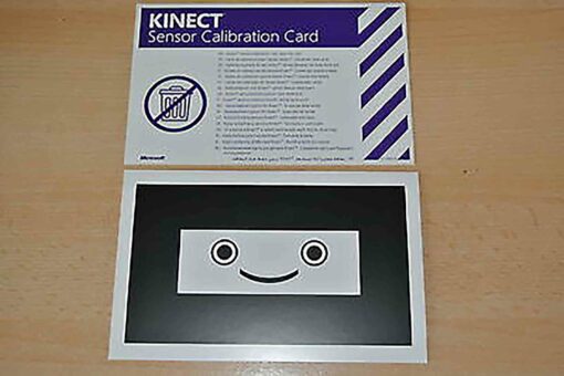 Kalibrační karta pro Kinect pro XBOX 360 příslušenství