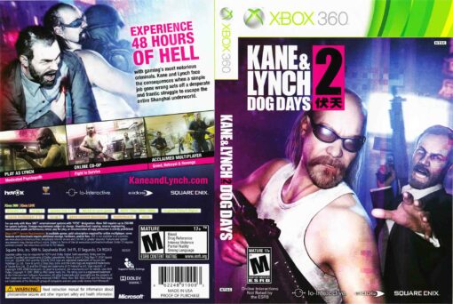 Hra Kane & Lynch 2: Dog Days pro XBOX 360 X360 konzole