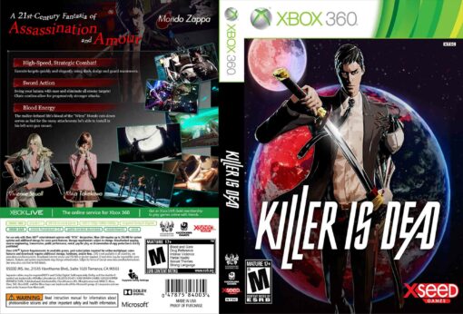 Hra Killer Is Dead pro XBOX 360 X360 konzole
