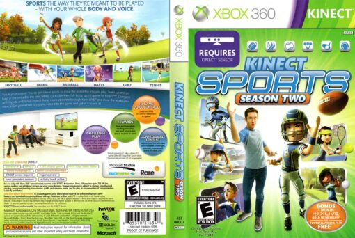 Hra Kinect Sports: Season 2 pro XBOX 360 X360 konzole