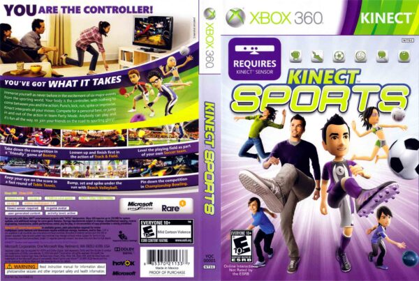 Hra Kinect Sports pro XBOX 360 X360 konzole